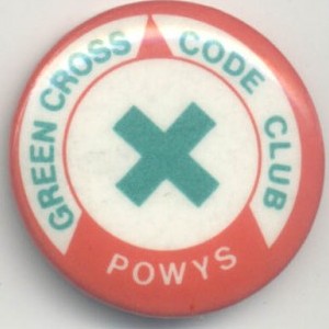 Green Cross code Powys