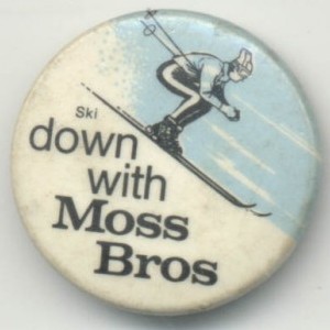 Moss Bros Ski Down with Clothes