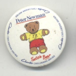 Clarks shoes Peter Newman Tootsie Bear 1980s