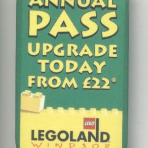 Legoland Windsor annual pass upgrade today 