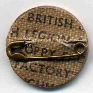 HB made by the British Legion Poppy Factory