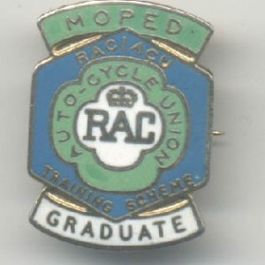 RAC ACU Motorcycle Moped Graduate