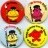 Beefeater 1984 Mr Men series