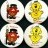 Beefeater 1991 Mr Men new logo close up