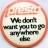 Presto Supermarket; Presto We don't want you to go anywhere else