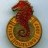 Butlin's Filey 1957 (red seahorse & yellow)