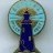 Butlin's Filey 1957 (blue lighthouse & light blue)