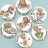 Canvas holidays woodpecker character set