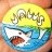 Jaws film movie? 1970s badge