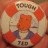 TOUGH TED teddy bear book promotional  BADGE