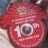 Comic Relief Red Nose Day television charity  2005 10 red nose days acrylic badge 