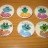 Cadburys Freddo frog chocolate bar 1973 launch set of 6