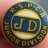 RSPCA JD Junior division solid backed 1930s era button badge